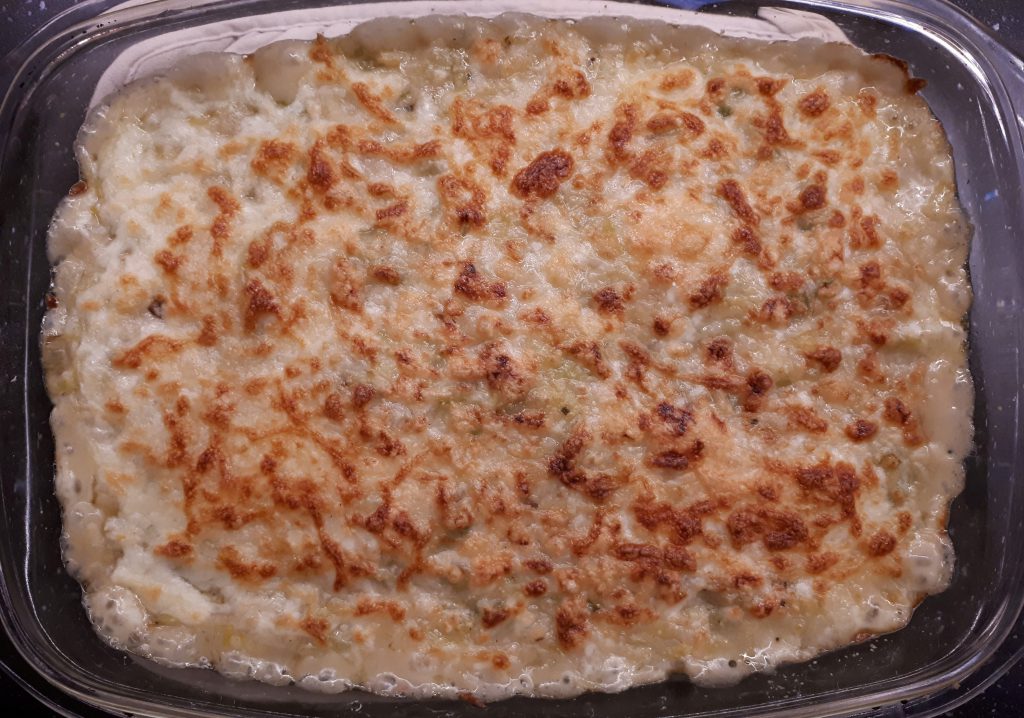 Fertiges Gratin nach Lauchgratin Rezept