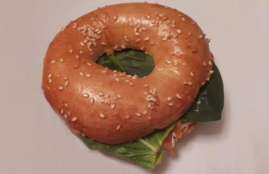 Bagel mit Gravelax